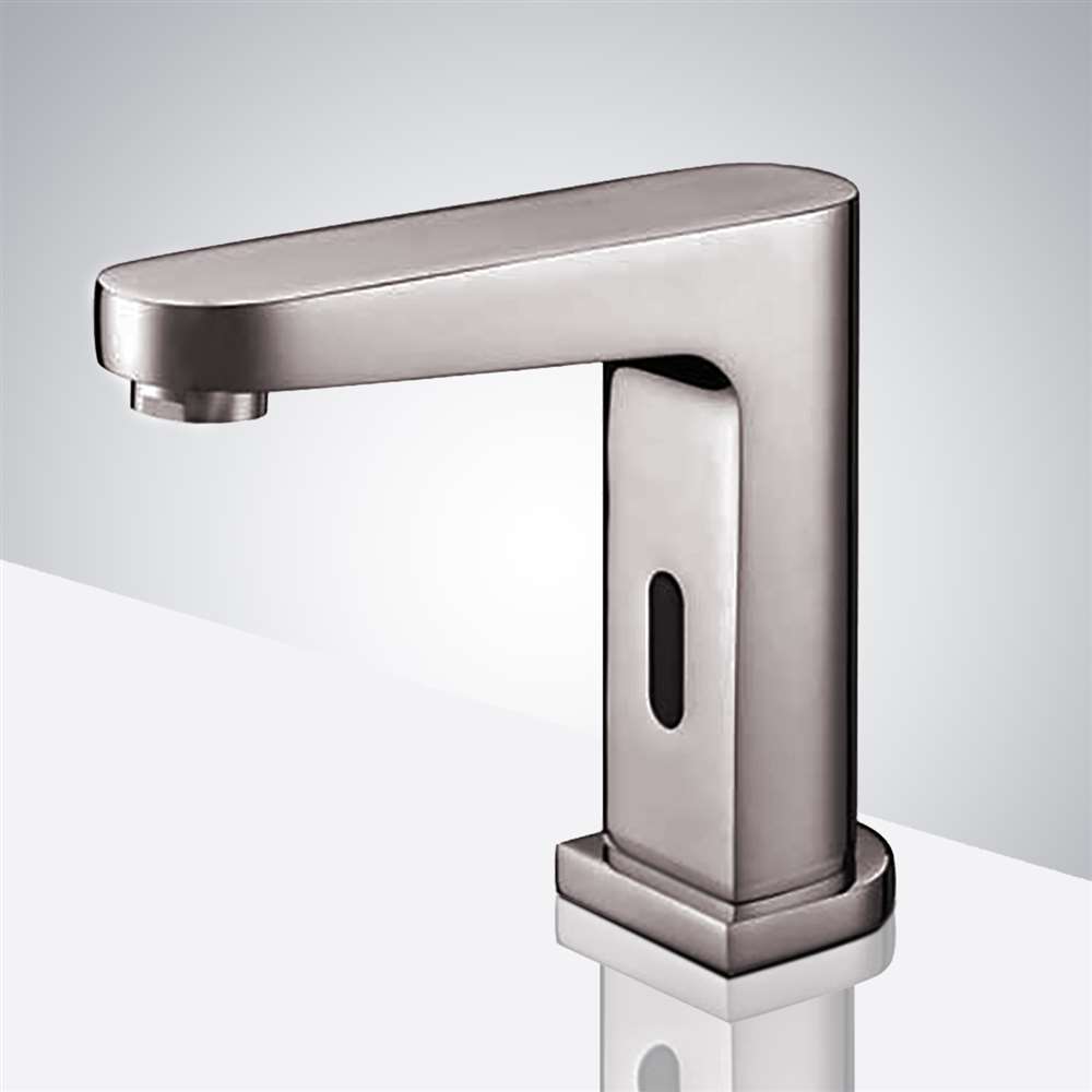 Elna Touchless Basin Automatic Commercial Brushed Nickel Sensor Faucet